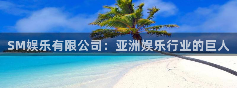 泰达娱乐登录：SM娱乐有限公司：亚洲娱乐行业的巨人