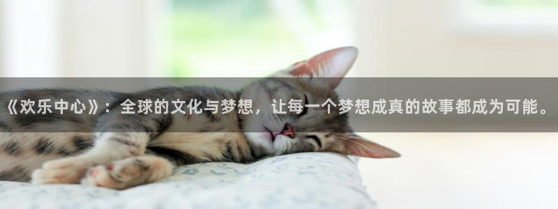 泰达娱乐凯捷平台：《欢乐中心》：全球的文化与梦想，让每一个梦想成真的故事都成为可