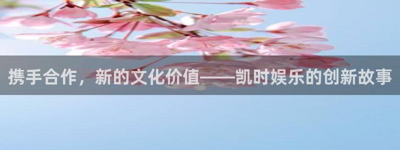 泰达娱乐2平台注册：携手合作，新的文化价值——凯时娱乐的创新故事